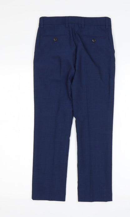 NEXT Boys Blue  Wool Dress Pants Trousers Size 9 Months  Regular