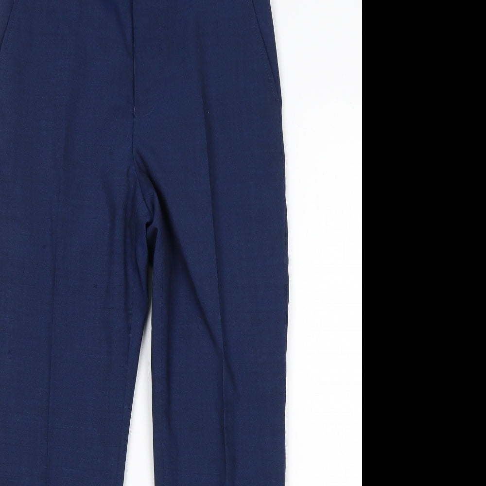 NEXT Boys Blue  Wool Dress Pants Trousers Size 9 Months  Regular
