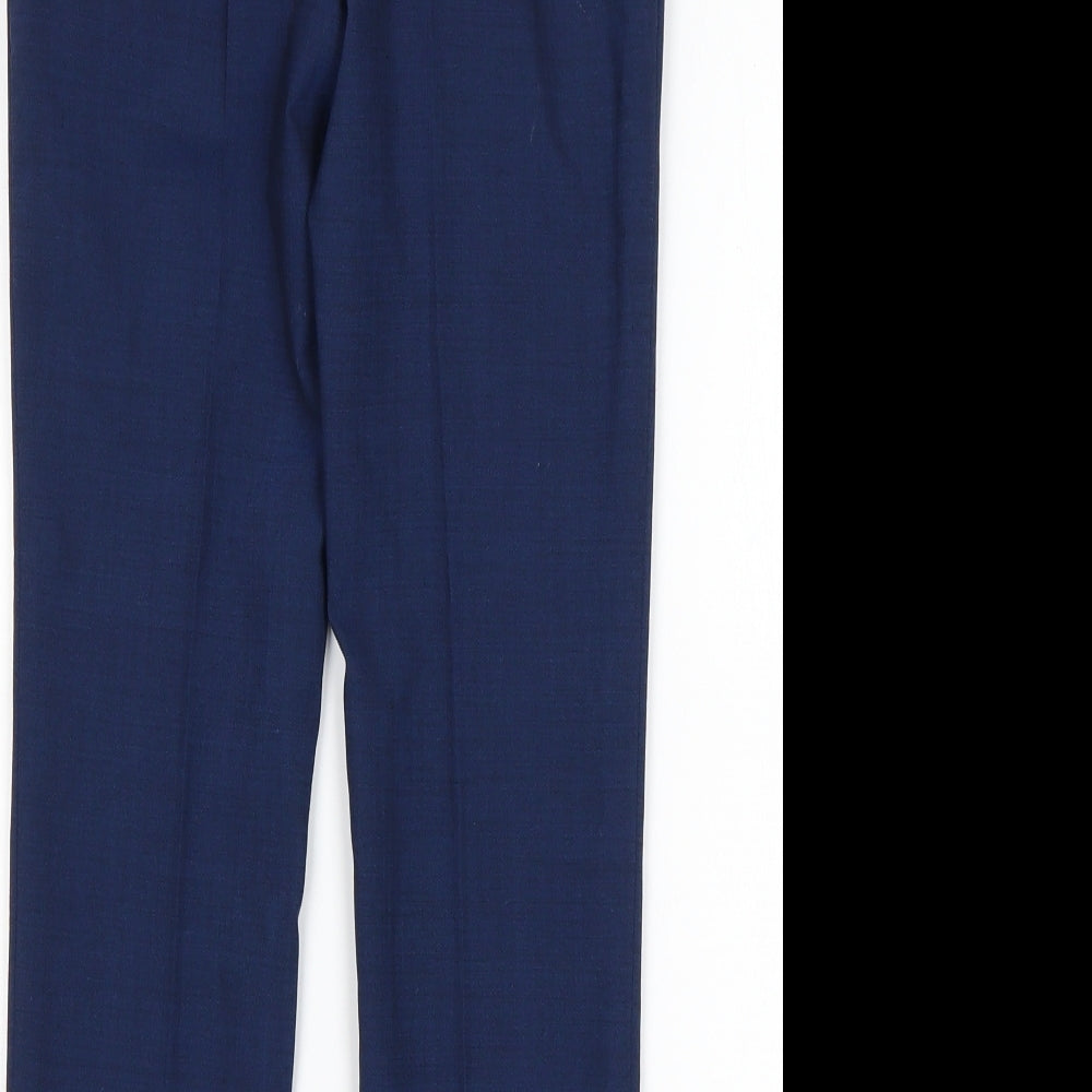 NEXT Boys Blue  Wool Dress Pants Trousers Size 9 Months  Regular