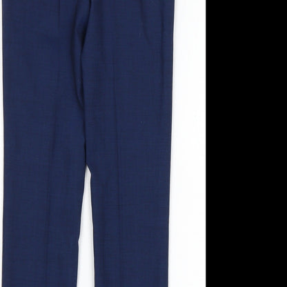 NEXT Boys Blue  Wool Dress Pants Trousers Size 9 Months  Regular