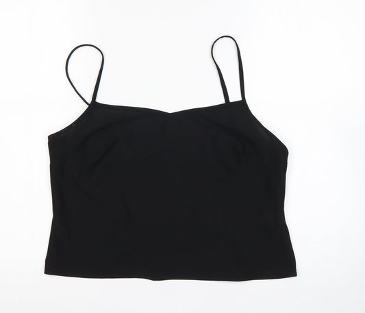 Womens UK Size 16 Dorothy Perkins Black Basic Blouse