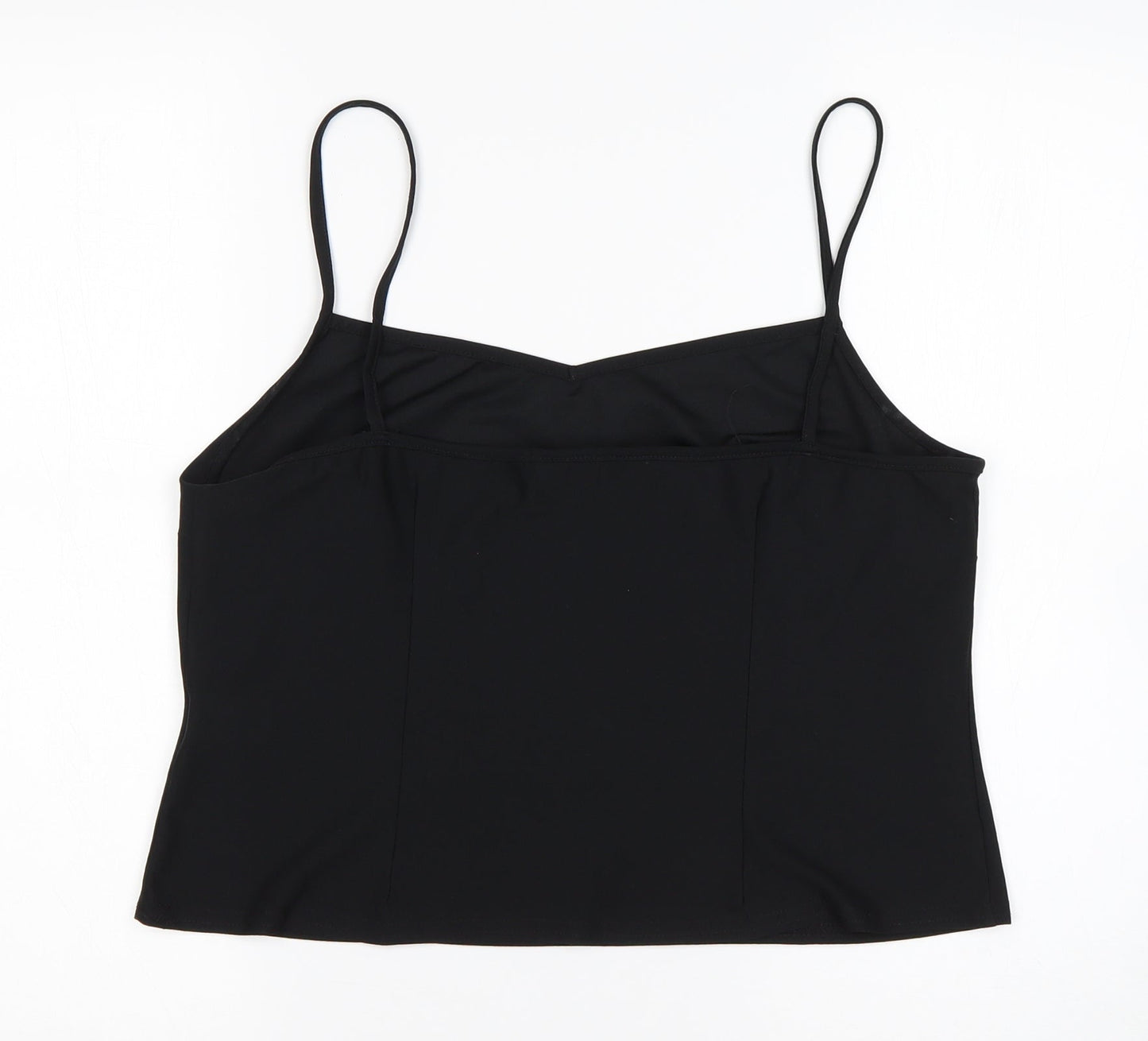 Womens UK Size 16 Dorothy Perkins Black Basic Blouse