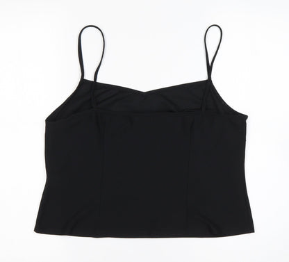 Womens UK Size 16 Dorothy Perkins Black Basic Blouse