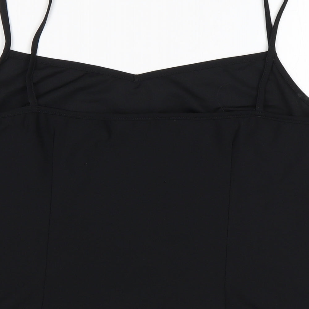 Womens UK Size 16 Dorothy Perkins Black Basic Blouse