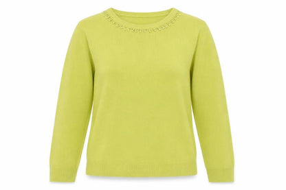 Womens UK Size M Paramour Green Pullover Jumper