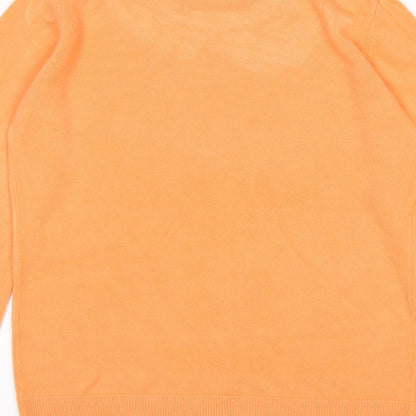 Womens UK Size M Paramour Orange Pullover Jumper