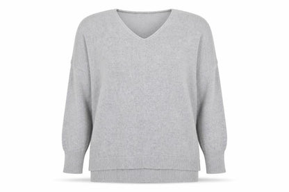 Womens UK Size L SheIn Grey Pullover Jumper
