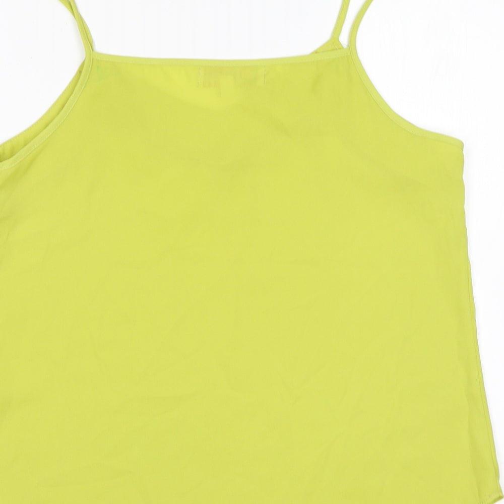 Womens UK Size 10 cameo rose Green Basic Blouse
