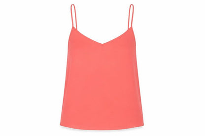 Womens UK Size 10 New Look Pink Basic Tank