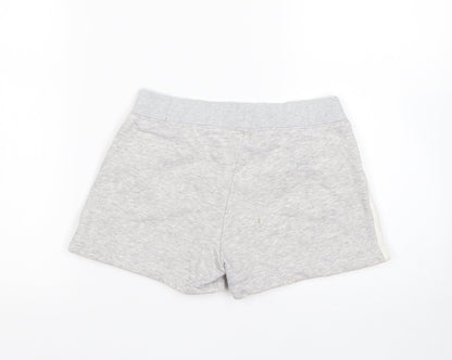Miss Olypus Girls Grey  Cotton Sweat Shorts Size 9-10 Years  Regular