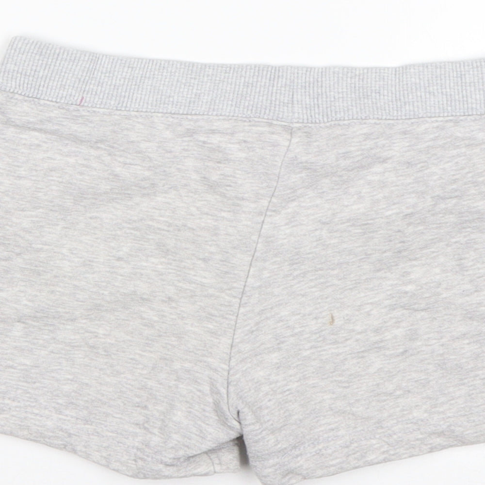 Miss Olypus Girls Grey  Cotton Sweat Shorts Size 9-10 Years  Regular