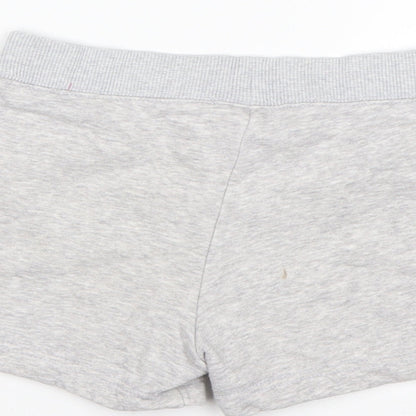 Miss Olypus Girls Grey  Cotton Sweat Shorts Size 9-10 Years  Regular