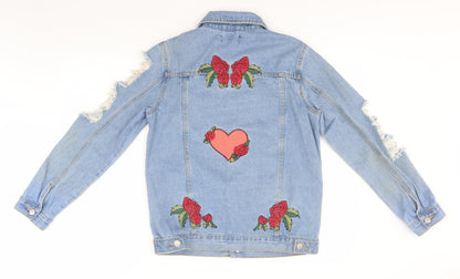 Womens UK Size 8 I SAW IT FIRST Blue Jacket