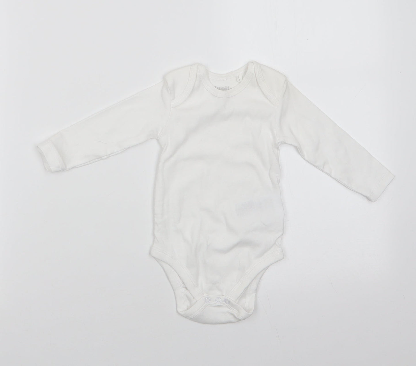 Lupilu Girls White  Cotton Romper One-Piece Size 3-6 Months  Snap