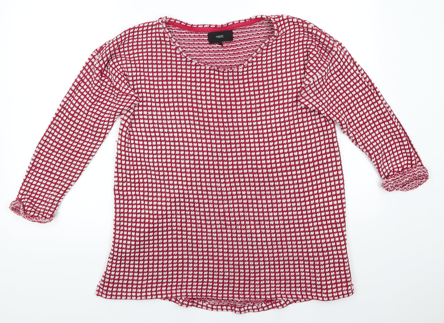 Womens UK Size 16 NEXT Red Pullover Jumper