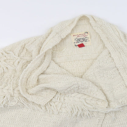 Womens UK Size L Matalan Ivory Cardigan Jumper
