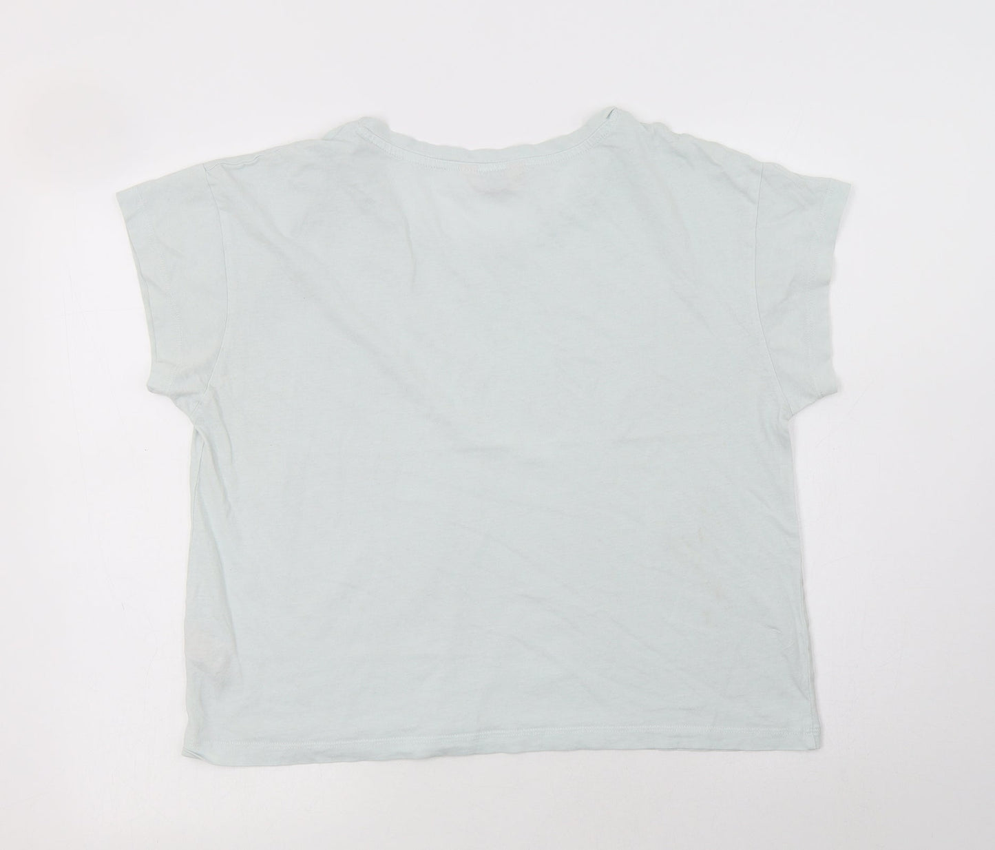 Boux Avenue Womens Green  Cotton Top Pyjama Top Size M   - Martini