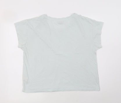 Boux Avenue Womens Green  Cotton Top Pyjama Top Size M   - Martini
