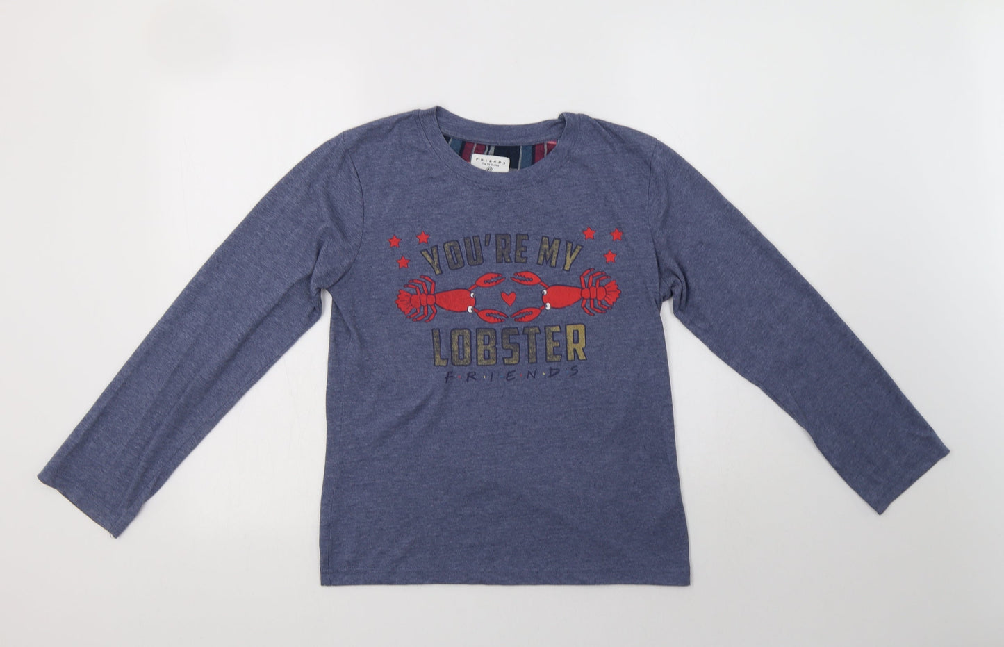Primark Womens Blue  Polyester Top Pyjama Top Size XS   - Friends
