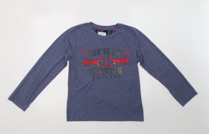Primark Womens Blue  Polyester Top Pyjama Top Size XS   - Friends