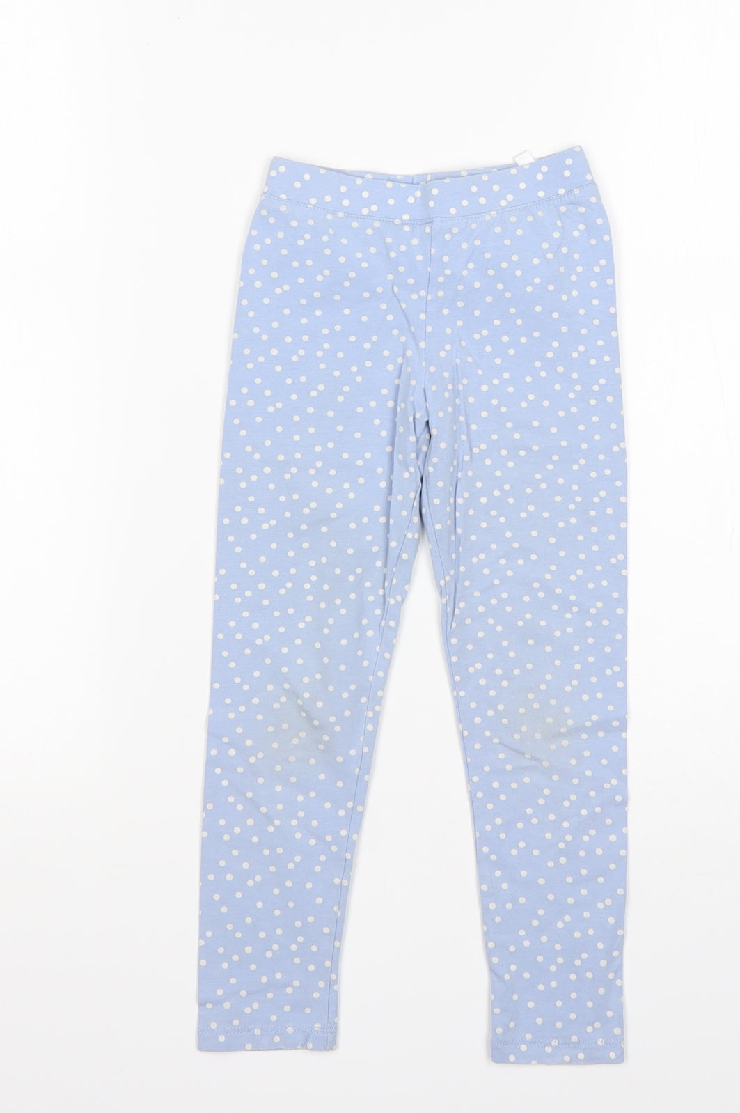 H&M Girls Multicoloured Polka Dot Cotton  Pyjama Pants Size 4-5 Years