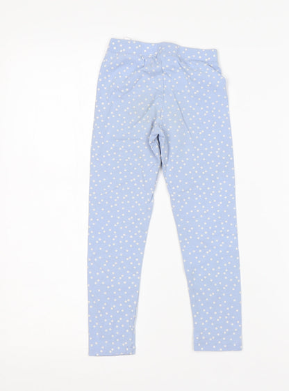 H&M Girls Multicoloured Polka Dot Cotton  Pyjama Pants Size 4-5 Years