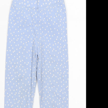 H&M Girls Multicoloured Polka Dot Cotton  Pyjama Pants Size 4-5 Years