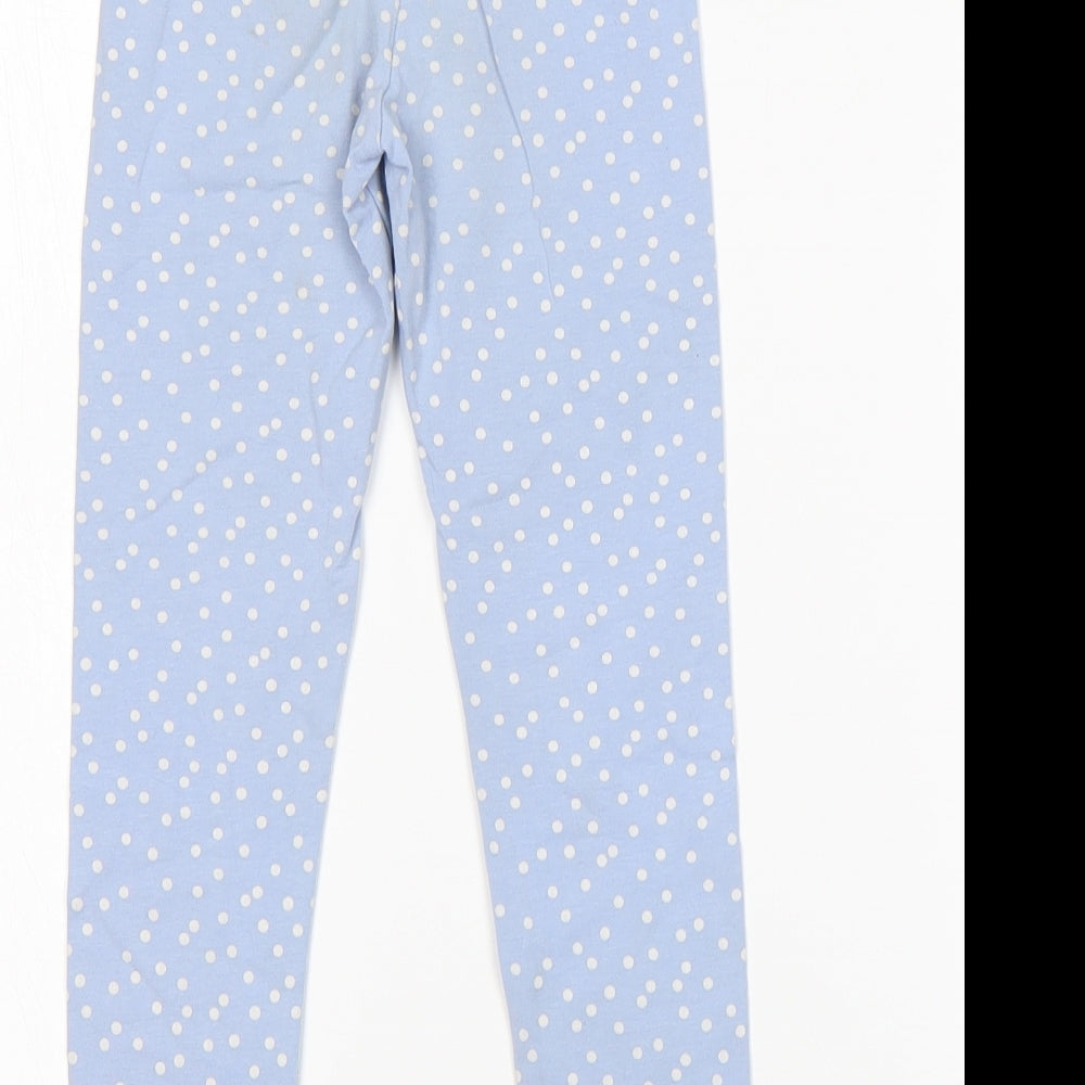 H&M Girls Multicoloured Polka Dot Cotton  Pyjama Pants Size 4-5 Years