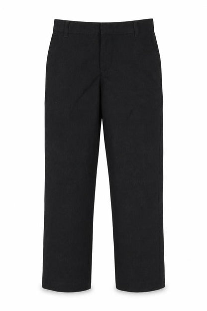 Front view of George boys’ grey polyester dress pants trousers, size 6-7, years regular