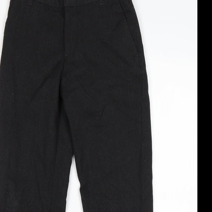George Boys Grey  Polyester Dress Pants Trousers Size 6-7 Years  Regular