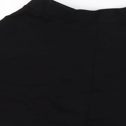 RR Girls Black  Viscose Skater Skirt Size 14 Years  Regular