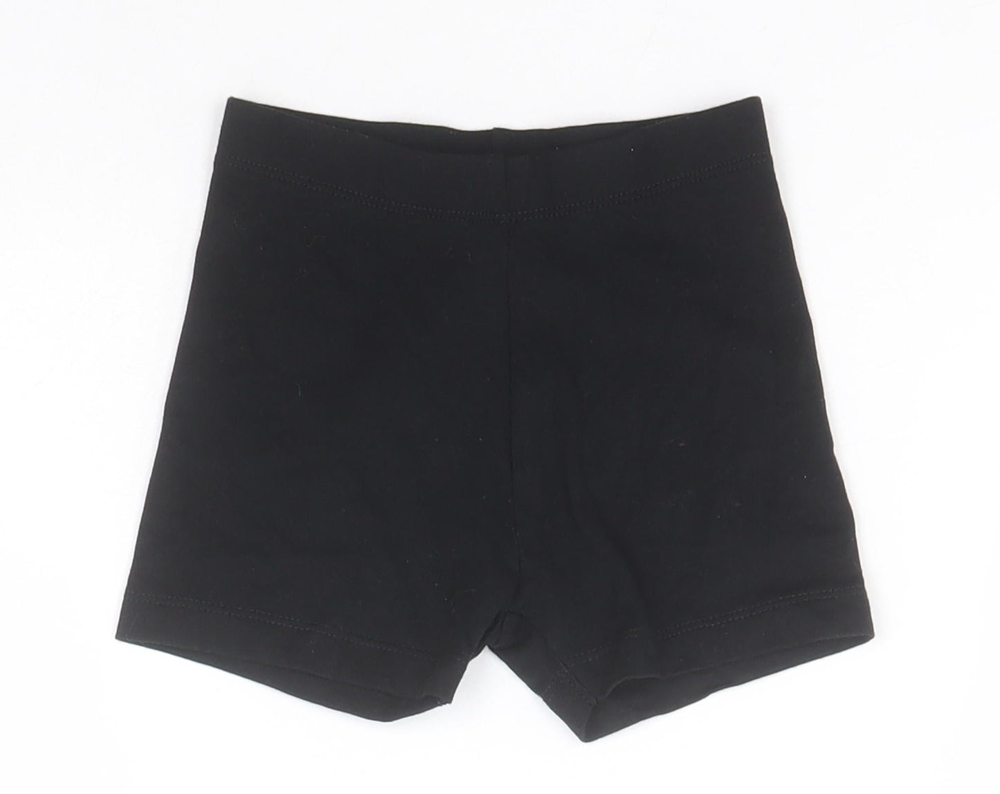 George Boys Black  Cotton Compression Shorts Size 4-5 Years  Regular