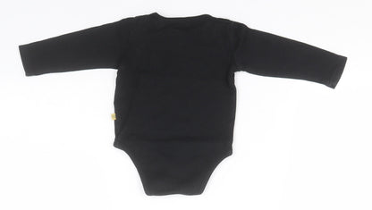 Coccodrillo Baby Black  Cotton Leotard One-Piece Size 9-12 Months   - Tall Friends, Dinosaurs