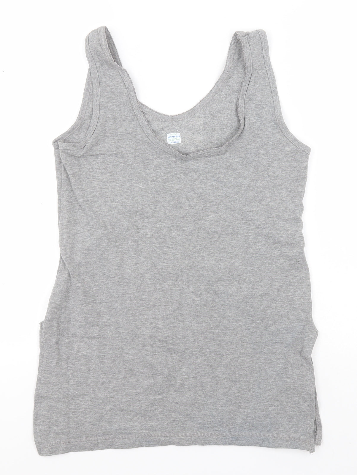 Womens UK Size 12 Preworn Grey Basic Tank