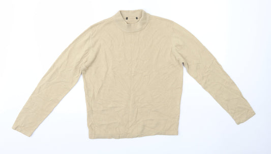 Womens UK Size 12 M&S Beige Pullover Jumper