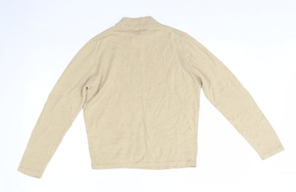 Womens UK Size 12 M&S Beige Pullover Jumper