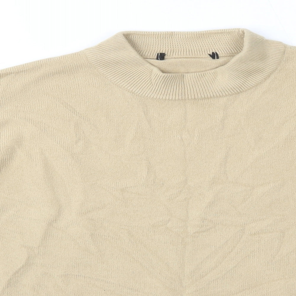 Womens UK Size 12 M&S Beige Pullover Jumper