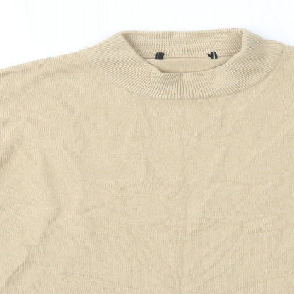 Womens UK Size 12 M&S Beige Pullover Jumper