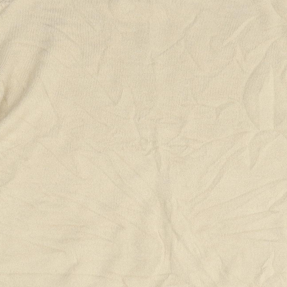Womens UK Size 12 M&S Beige Pullover Jumper