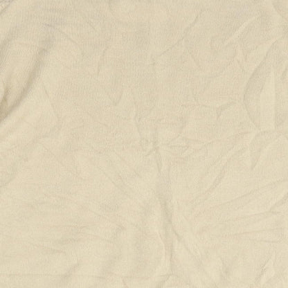 Womens UK Size 12 M&S Beige Pullover Jumper