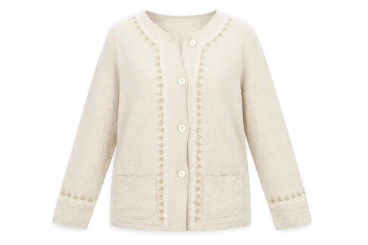 Womens UK Size L Paramour Beige Cardigan Jumper