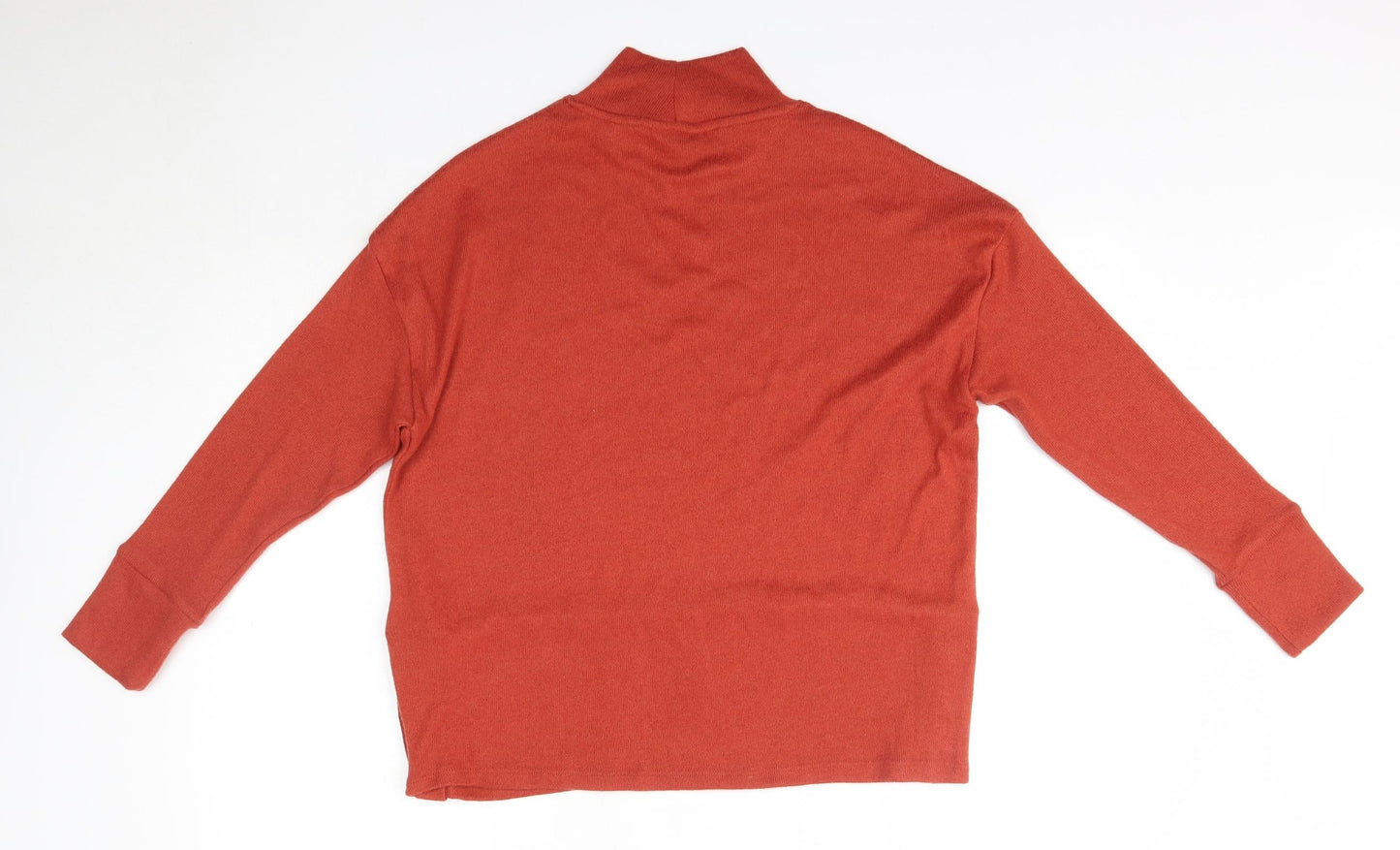 Womens UK Size 8 Pep & Co Orange Pullover Jumper