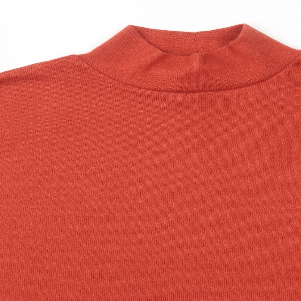 Womens UK Size 8 Pep & Co Orange Pullover Jumper