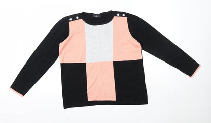 Womens UK Size 16 Wallis Multicoloured Pullover Jumper
