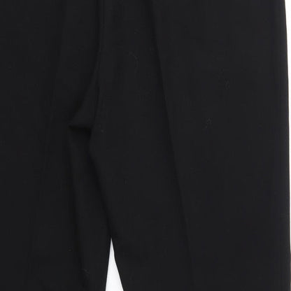 Womens UK Size 14 Vida Vi Regular Fit Dress Pants Black Trousers