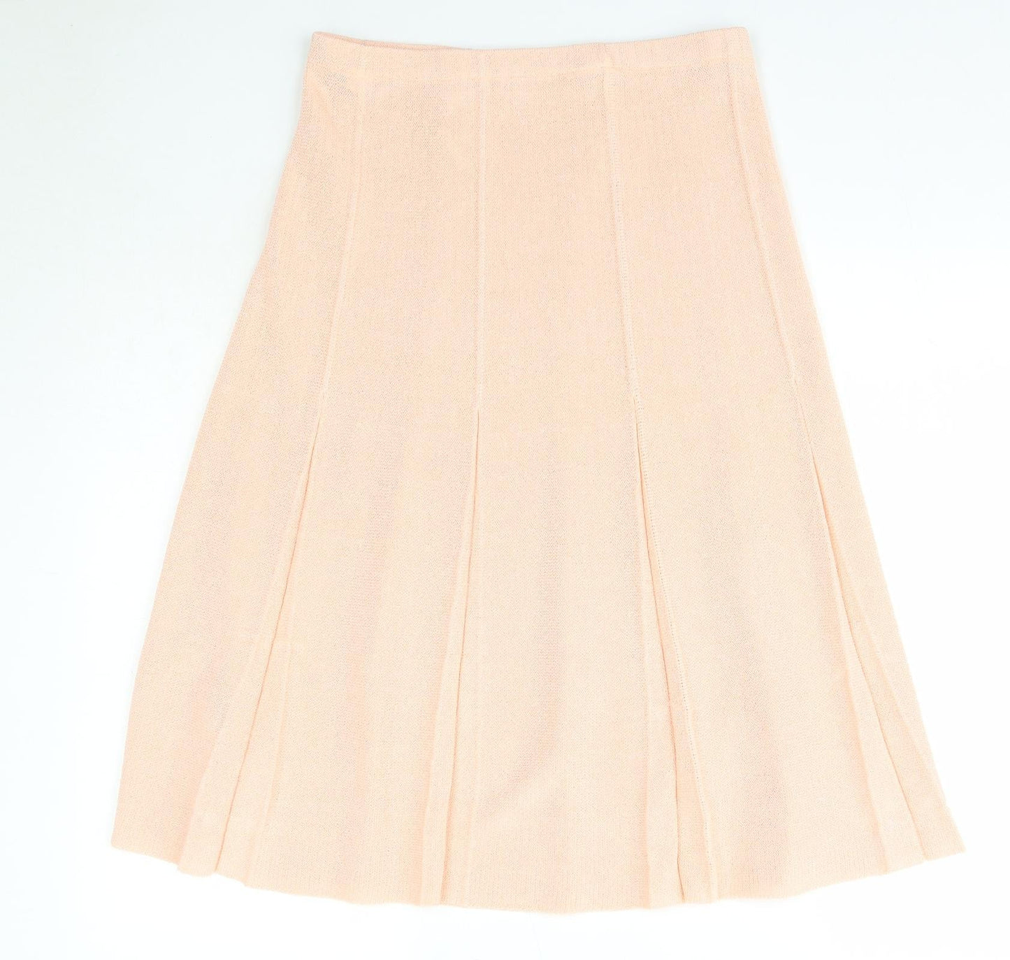 Preowrn Womens Pink  Polyester A-Line Skirt Size 8    - Dacron Heavy