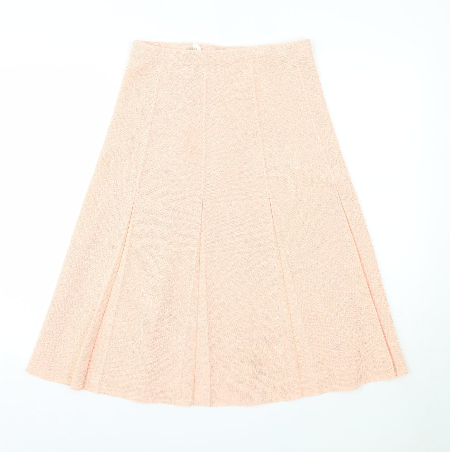 Preowrn Womens Pink  Polyester A-Line Skirt Size 8    - Dacron Heavy