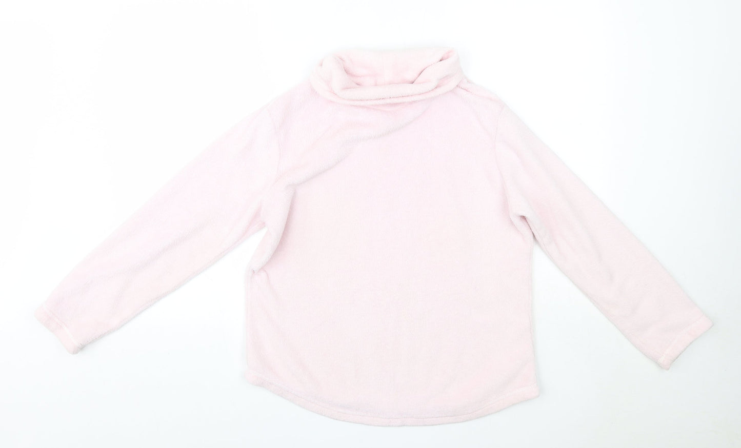 Matalan Womens Pink Solid Polyester Top Pyjama Top Size M