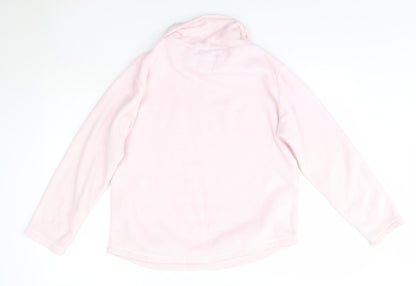 Matalan Womens Pink Solid Polyester Top Pyjama Top Size M