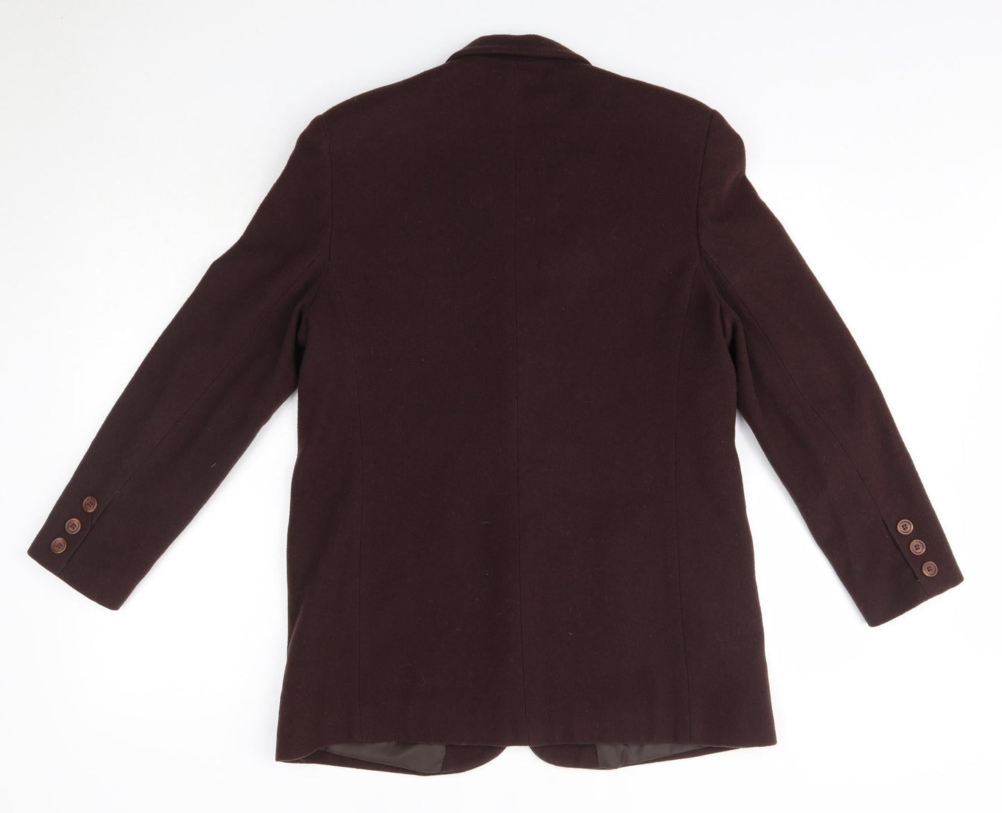 Womens UK Size 12 Classic Brown Overcoat